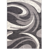 Kusový koberec TAPIS Charm - tmavo šedý