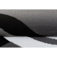 Kusový koberec TAPIS Vlny - šedý/tmavo šedý