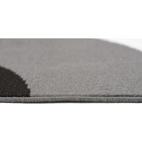 Kusový koberec TAPIS Vlny - tmavo šedý/sivý