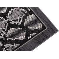 Kusový koberec TAPIS Python - čierny