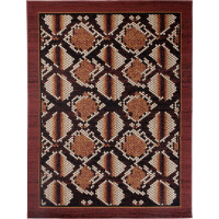 Kusový koberec TAPIS Python - hnedý