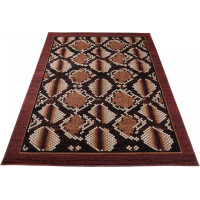 Kusový koberec TAPIS Python - hnedý