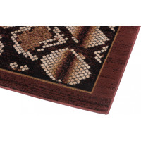 Kusový koberec TAPIS Python - hnedý