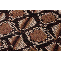 Kusový koberec TAPIS Python - hnedý