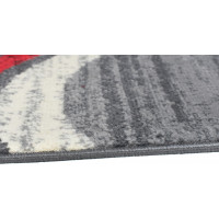 Behúň TAPIS Grace - šedý/červený