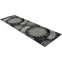 Behúň TAPIS Rosette - tmavo šedý