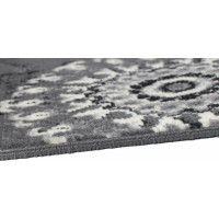 Behúň TAPIS Rosette - tmavo šedý