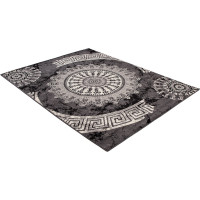 Kusový koberec TAPIS Rosette - tmavo šedý