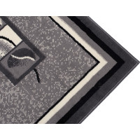 Kusový koberec TAPIS Frame - šedý