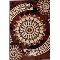 Kusový koberec TAPIS Rosette - hnedý
