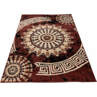 Kusový koberec TAPIS Rosette - hnedý