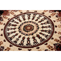 Kusový koberec TAPIS Rosette - hnedý