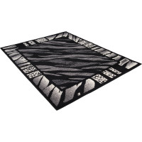 Kusový koberec TAPIS Safari - čierny/sivý
