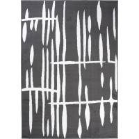 Kusový koberec TAPIS Flick - tmavo šedý