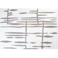 Kusový koberec TAPIS Flick - biely