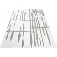 Kusový koberec TAPIS Flick - biely