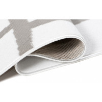 Kusový koberec TAPIS Flick - biely