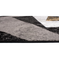 Kusový koberec TAPIS Vertigo - žltý/sivý