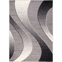 Kusový koberec TAPIS Waves - svetlo šedý