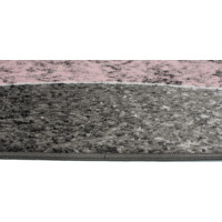 Kusový koberec TAPIS Waves - ružový/sivý