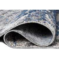 Kusový koberec AVENTURA Abstract - šedý/modrý