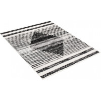 Kusový koberec GRACE Rhombus - krémový/čierny