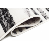 Kusový koberec GRACE Rhombus - krémový/čierny