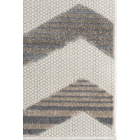 Kusový koberec AVENTURA Cik cak - krémový/béžový