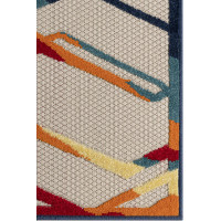 Kusový koberec AVENTURA Pattern - krémový/červený/modrý