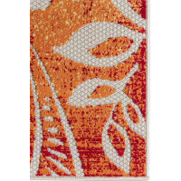 Kusový koberec AVENTURA Flowers - krémový/oranžový/modrý