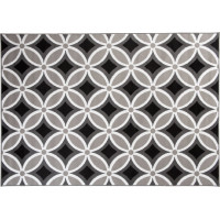 Kusový koberec MAYA Pattern - čierny/sivý