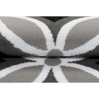 Kusový koberec MAYA Pattern - čierny/sivý