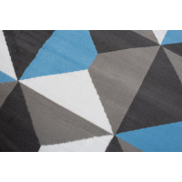 Kusový koberec MAYA Prism - modrý/sivý