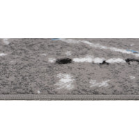 Kusový koberec MAYA Marble - modrý/sivý