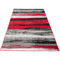 Kusový koberec MAYA Dunes - červený/sivý