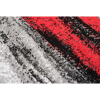 Kusový koberec MAYA Dunes - červený/sivý
