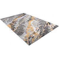 Kusový koberec MAYA Marble - žltý/sivý