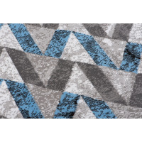 Kusový koberec MAYA Stripes - modrý/sivý