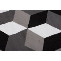 Kusový koberec MAYA Cubes - šedý/čierny