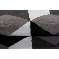 Kusový koberec MAYA Cubes - šedý/čierny