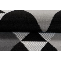 Kusový koberec MAYA Triangles - modrý/sivý