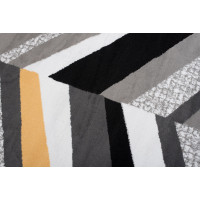 Kusový koberec MAYA Lines - žltý/sivý