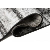 Kusový koberec MAYA Fog - šedý/čierny