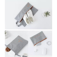 Súprava cestovných organizérov do kufra - 7 ks - šedá