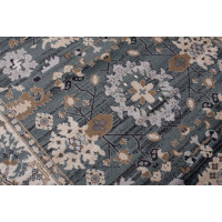 Kusový koberec COLORADO Flora - modrý