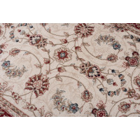 Kusový koberec COLORADO Rim - biely/červený