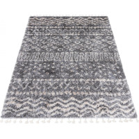Kusový koberec AZTEC tmavo šedý - typ D