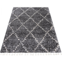 Kusový koberec AZTEC tmavo šedý - typ G