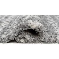 Kusový koberec AZTEC tmavo šedý - typ E