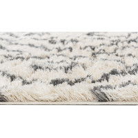 Kusový koberec AZTEC krémový/tmavo šedý - typ F